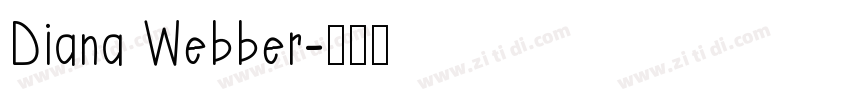 Diana Webber字体转换
